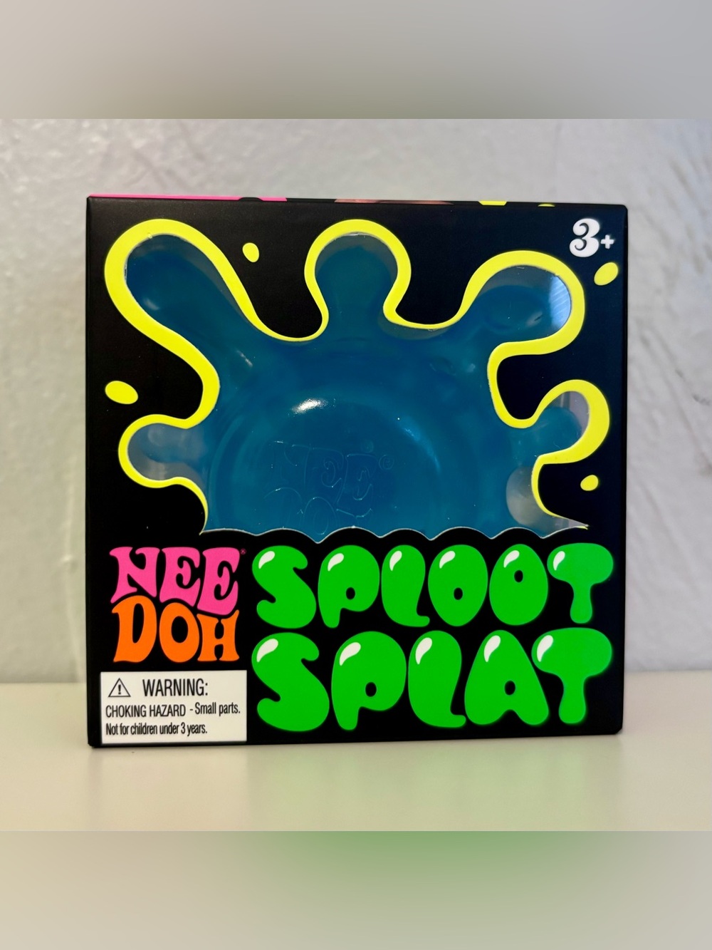 Needoh Sploot Splat Blue Squishy Toy